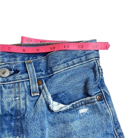 Levi Premium 501® ORIGINAL FIT WOMEN'S JEANS waist size 25 inseam 26 blue - Picture 8 of 11